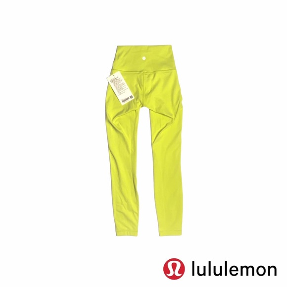 rare nwt lululemon SS21 wunder under HR tight 28” full on luxtreme in lemon vibe - Picture 1 of 4